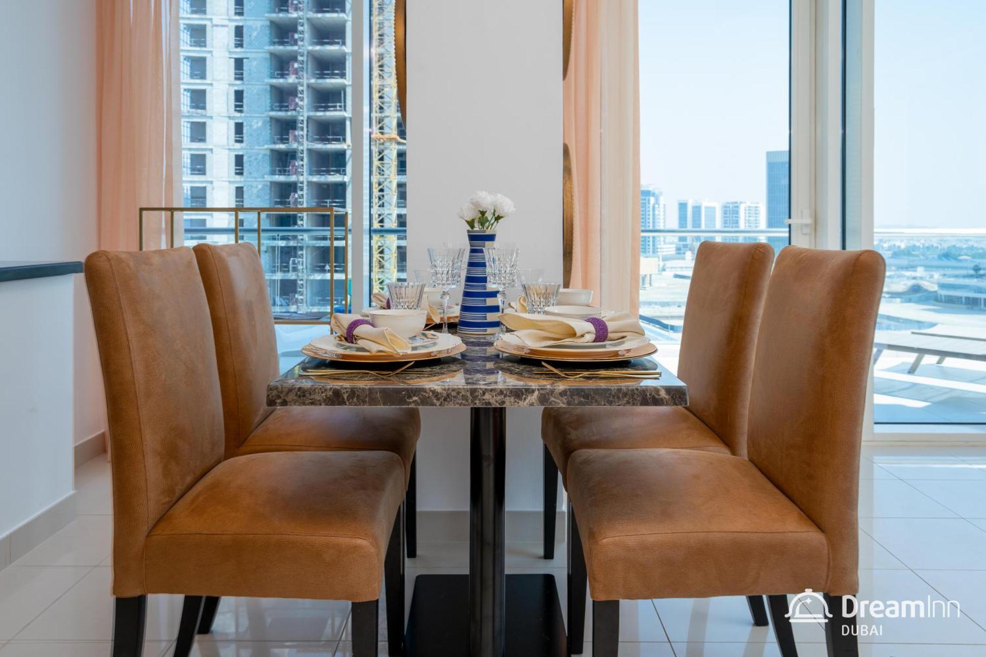 Dream Inn Apartments- West Wharf Tower Canal View 迪拜 外观 照片